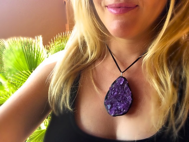 Project: Faux Amethyst Pendant 1